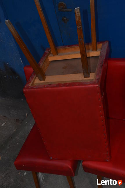 Krzesła PRL 3 szt. Krzesło patyczak, Fotele PRL, Meble PRL