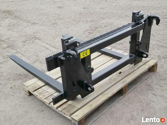 Karetka z widłami 1200x80x40mm klasa 2A mocowanie EURO