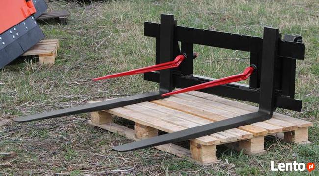 Karetka z widłami 1200x80x40mm klasa 2A zęby Euro złącze