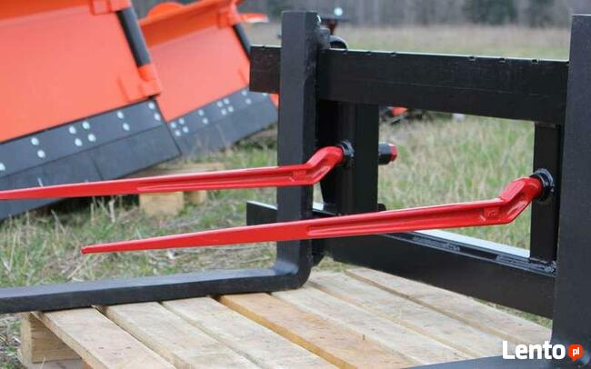 Karetka z widłami 1200x80x40mm klasa 2A zęby Euro złącze