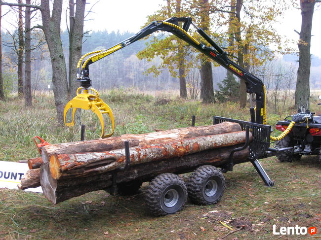 ŻURAW HDS DO DREWNA 3,3m LAPY PODPOROWE CHWYTAK ROZDZIELACZ
