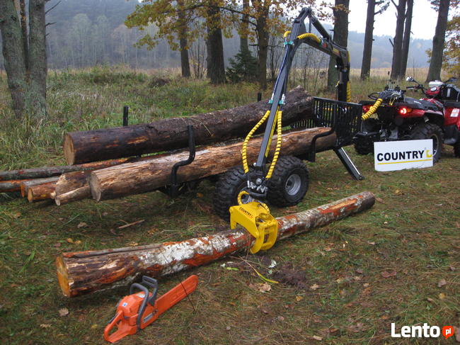ŻURAW HDS DO DREWNA 3,3m LAPY PODPOROWE CHWYTAK ROZDZIELACZ