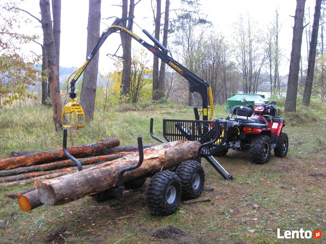 ŻURAW HDS DO DREWNA 3,3m LAPY PODPOROWE CHWYTAK ROZDZIELACZ