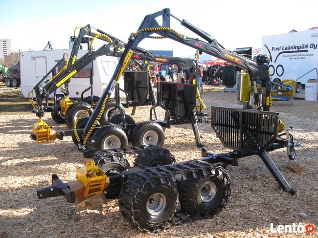 ŻURAW HDS DO DREWNA 3,3m LAPY PODPOROWE CHWYTAK ROZDZIELACZ