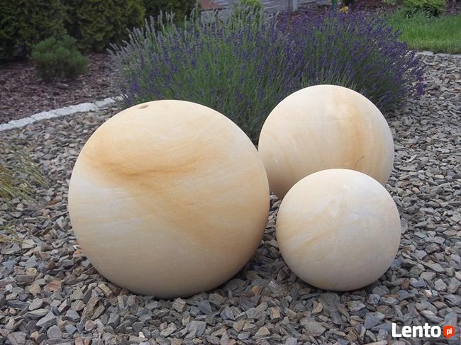 zestaw kule z piaskowca kamień naturalny