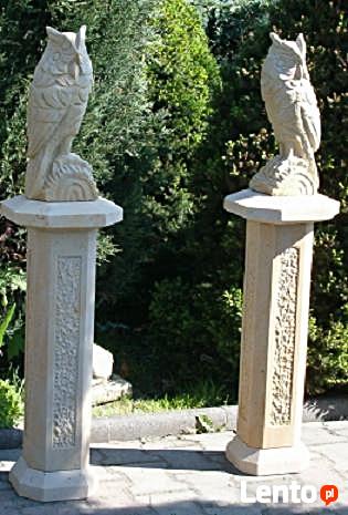 kolumny z kamienia, piaskowiec naturalny