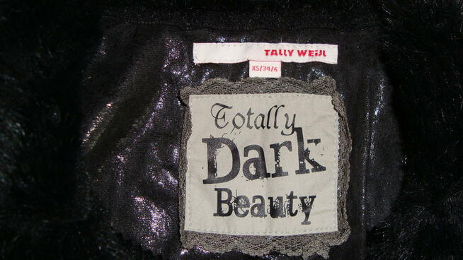 Kurtka czarna Telly Weijl Dark Beauty