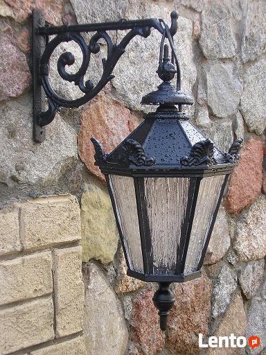 KINKIET ŻELIWNY LAMPA KLOSZ ŻYRANDOL OŚWIETLENIE