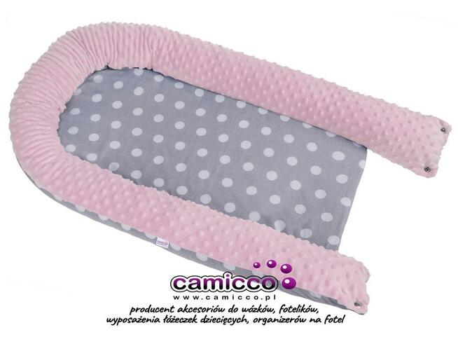 DUŻY DWUSTRONNY KOKON gniazdko NIEMOWLĘCE Z MATERACYKIEM koj