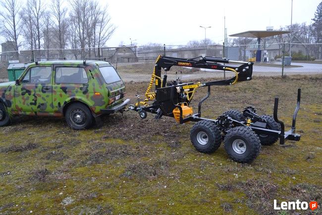 ŻURAW HDS DO DREWNA 3,3m LAPY PODPOROWE CHWYTAK ROZDZIELACZ