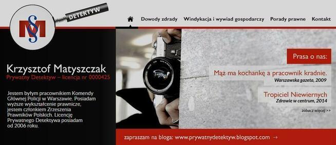 Detektyw Wola, Detektywi Wola, Monika i Krzysztof od 2006r