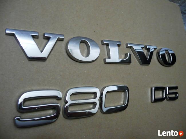 Napis klapy Volvo "S80" Piastów
