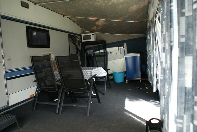 Wynajmę przyczepa Hobby 560 6 osób Chałupy 5,5 Albatros