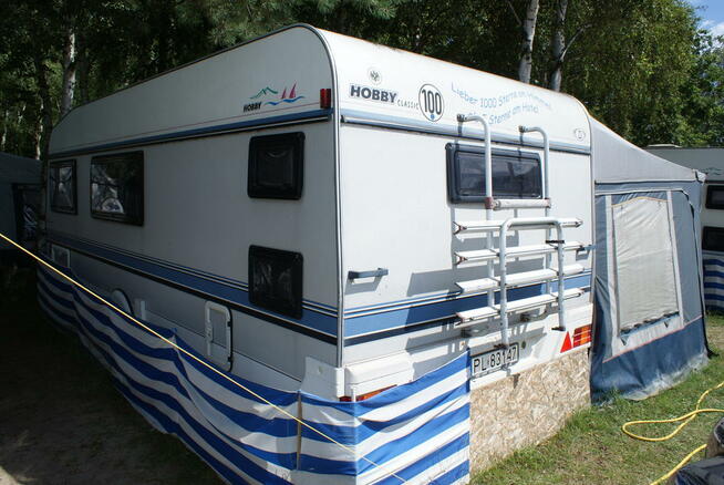 Wynajmę przyczepa Hobby 560 6 osób Chałupy 5,5 Albatros