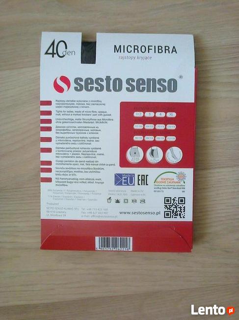 Rajstopy Sesto Senso 40den kolor czarny