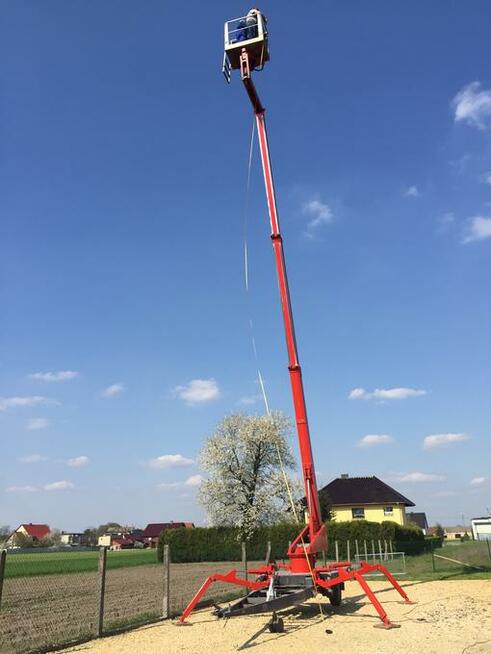 OPOMMAB, wynajem podnośników nożycowych, zwyżka, minikoparka