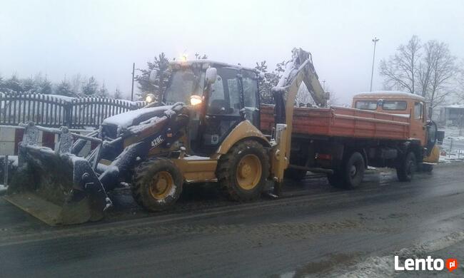 Usługi wynajem koparka kołowa prace ziemne niwelacje wykopy