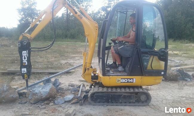 Usługi wynajem koparka kołowa prace ziemne niwelacje wykopy