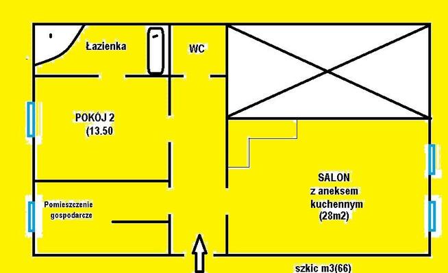 Zamienię m3 w kamienicy z c.o. na duże M4