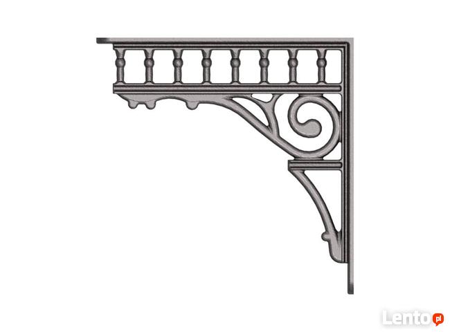 WSPORNIK PÓŁKI ŻELIWNY BALUSTRADA