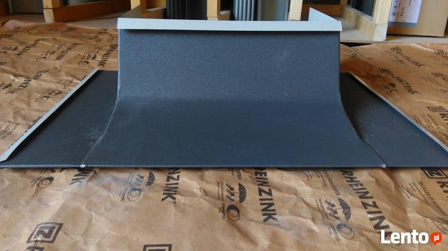 Obróbka blacharska komina na wymiar, opierzenie komina