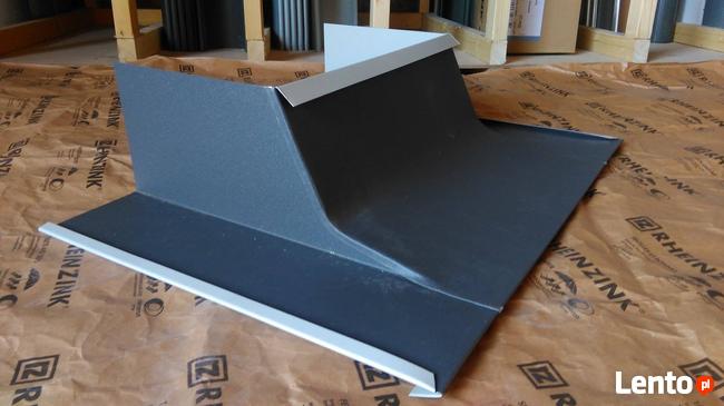 Obróbka blacharska komina na wymiar, opierzenie komina