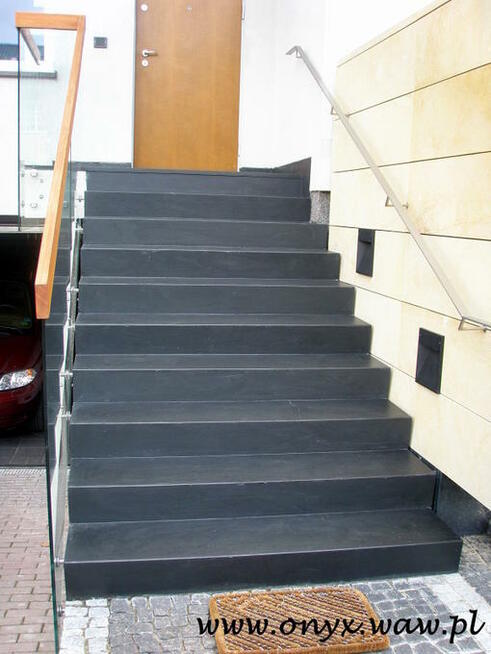 Schody granitowe zewnętrzne,schody