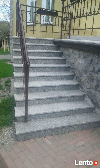 Schody granitowe zewnętrzne,schody