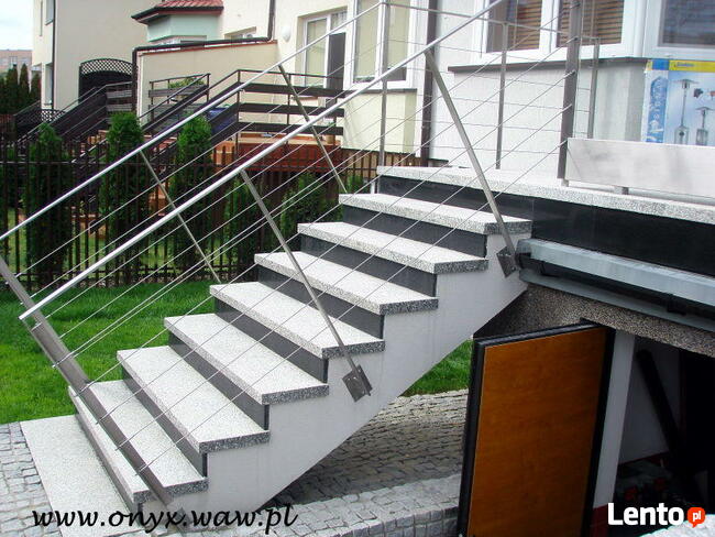 Schody granitowe zewnętrzne,schody