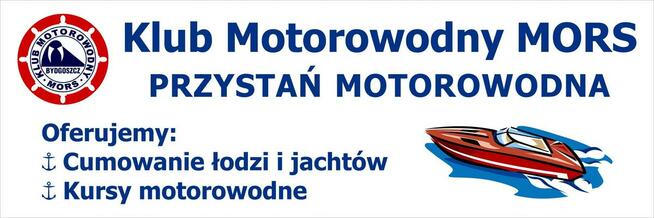 Miejsce na cumowanie łodzi i jachtów w Bydgoszczy.