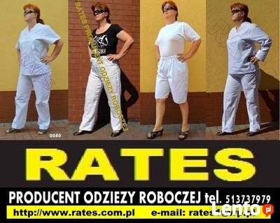 Spodnie Kucharskie w pepitkę Producent Rates