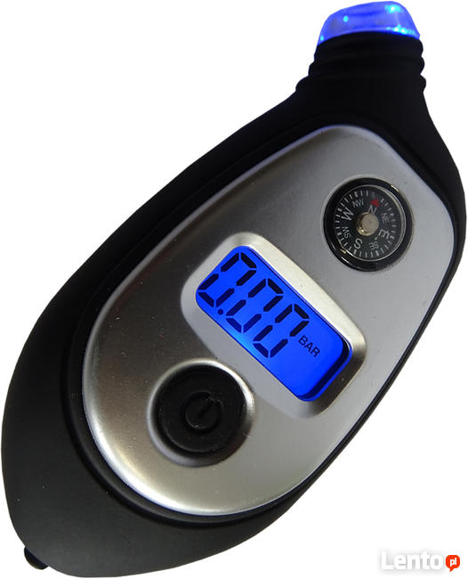 Manometr-ciśnieniomierz do kół elektroniczny z wyświetlaczem