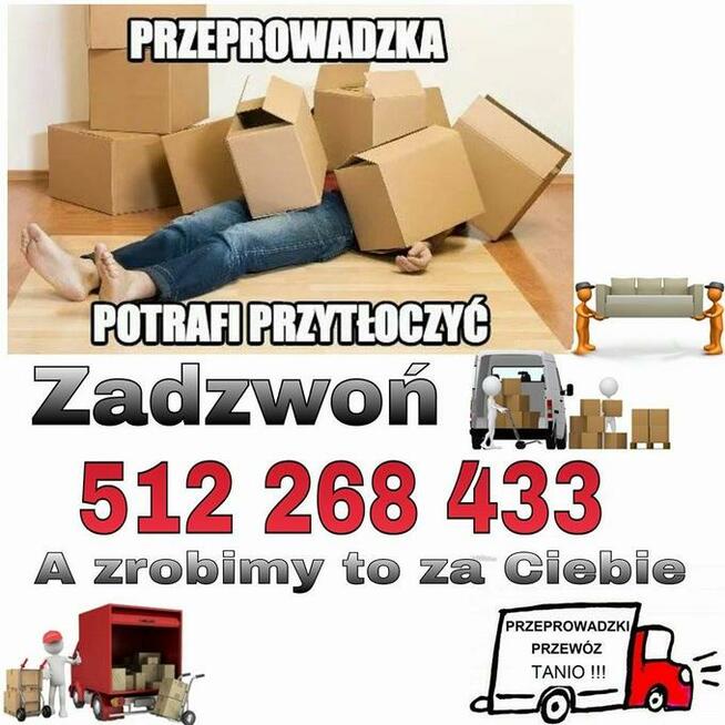 TANI TRANSPORT PRZEPROWADZKI WARSZAWA KONTENER BUS WINDA !!!