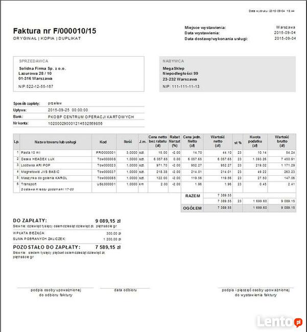 Program WAPRO Mag Sprzedaż i magazyn.JPK.Serwis i sprzedaż N