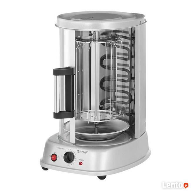 Grill pionowy opiekacz do kebaba kurczaka szaszłyków 1500W