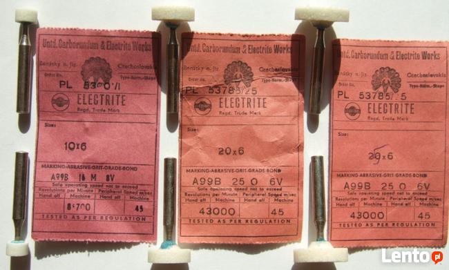 ŚCIERNICA 25x6 + 10x6 + 20x6 TRZPIENIOWA WALCOWA TRZPIEŃ 6