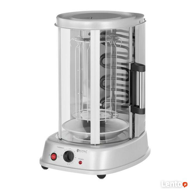 Grill pionowy opiekacz do kebaba kurczaka szaszłyków 1500W