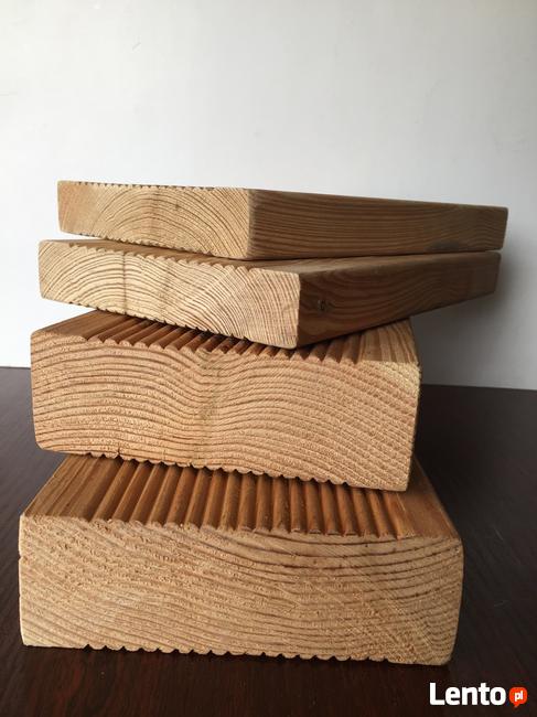 TARAS MODRZEWIOWY,DESKA RYFLOWANA,GŁADKA,TARNOWSKIE GÓRY TR.