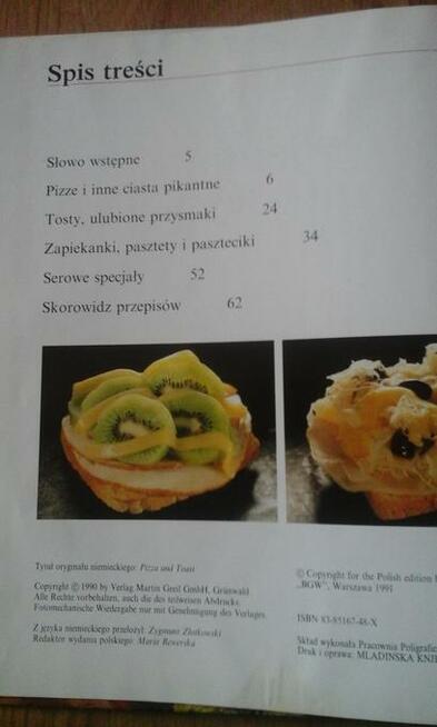 Dania na jesień ,Pizze i tosty, Zdrowa kuchnia przez cały rok