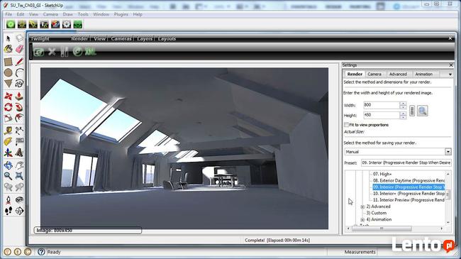 Rysunki wizualizacje projekty modele 3d autocad sketchup