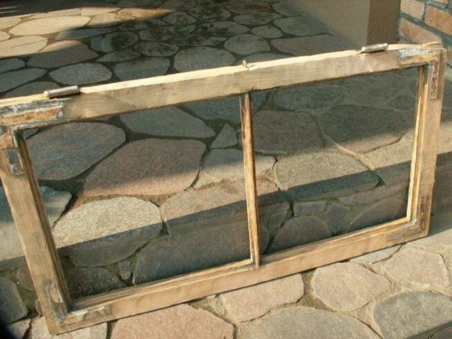 Rama okienna lustro aranżacja wnętrz obraz okno loft 90x50