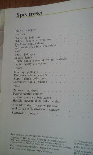 Dania na jesień ,Pizze i tosty, Zdrowa kuchnia przez cały rok