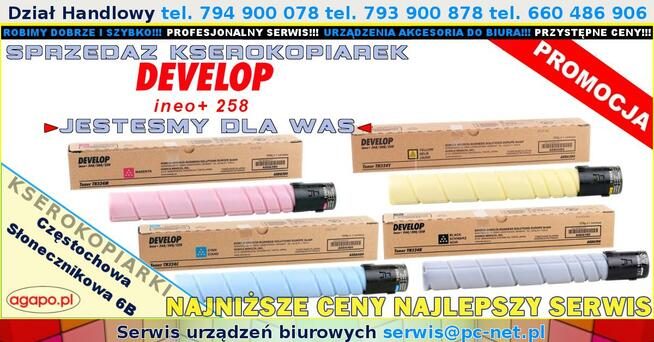 Materiały eksploatacyjne do Develop ineo+ 250i TN-328 CMYK