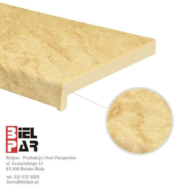 Parapety wewnętrzne PCV Białe BIELSKO-BIAŁA