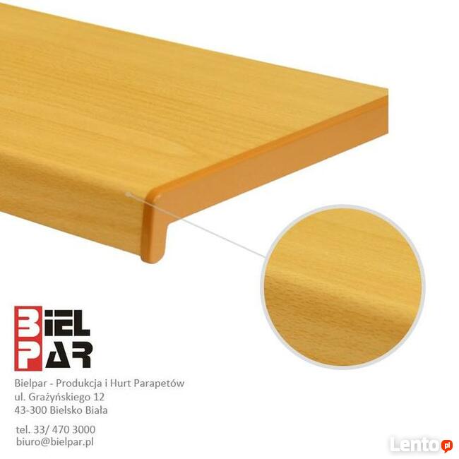 Parapety wewnętrzne PCV Białe BIELSKO-BIAŁA