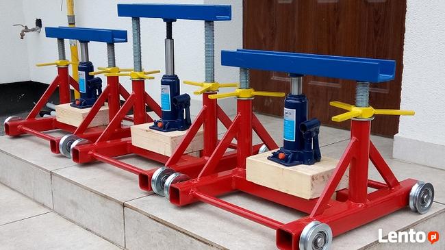 Wózki do rozjeżdżania-rozpoławiania ciągników