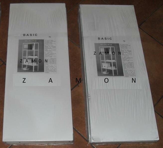 Regał metalowy 145x75x30 cm