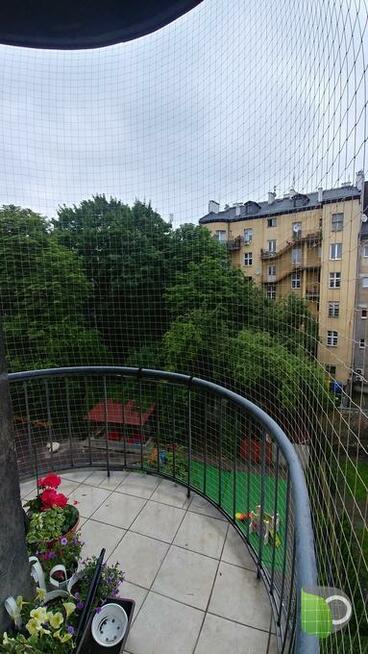 Siatka na balkon dla kota i na ptaki przeciw gołębiom
