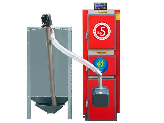 Kocioł Piec co podajnik na pellet AUTOROZPALANIE 5klasa 12kw