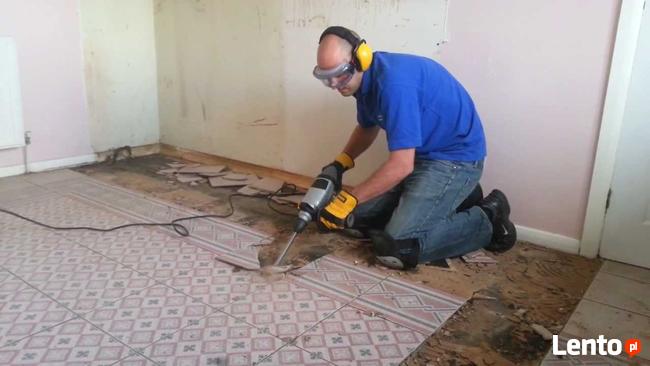 Wyburzenia ścian, skuwanie glazury, demontaże, rozbiórki, wy